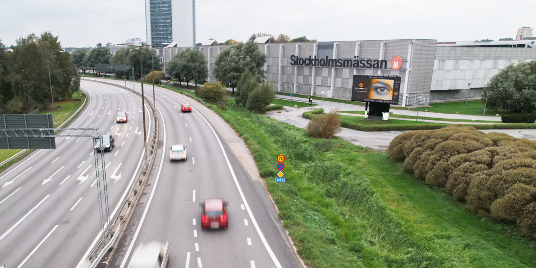 Hitta parkeringsplatser på Stockholmsmässan